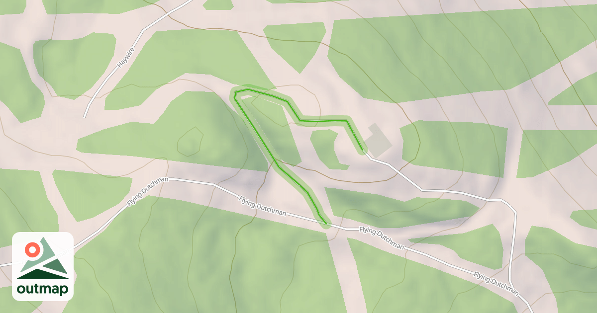Map of Hermitage Club Mid Mountain Cabin Service Road
