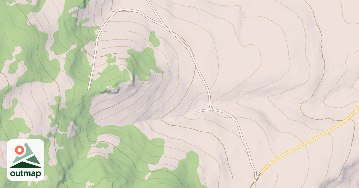 Map of HINKEY SUMMIT SPUR A