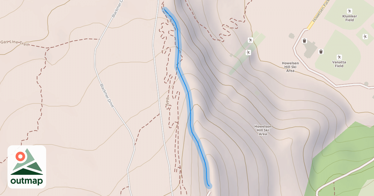 Map of Ridge Run