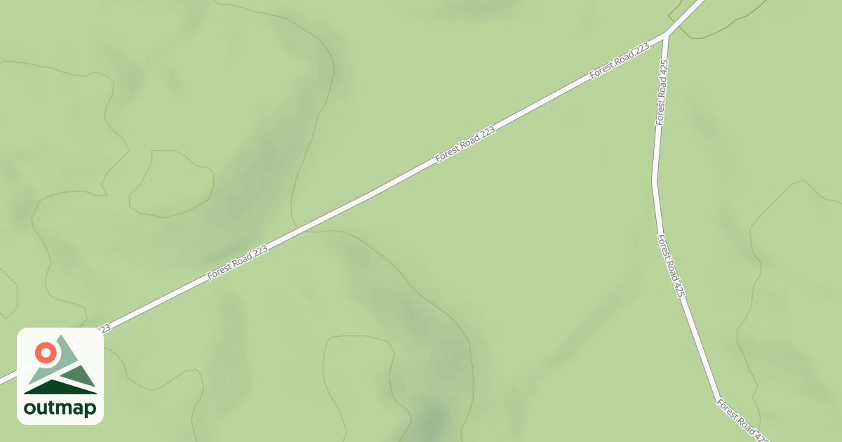 Map of FR 223E