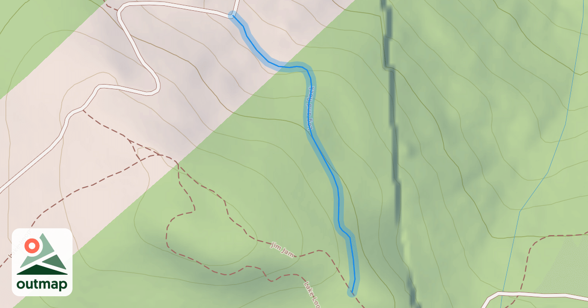 Map of Log and Rock