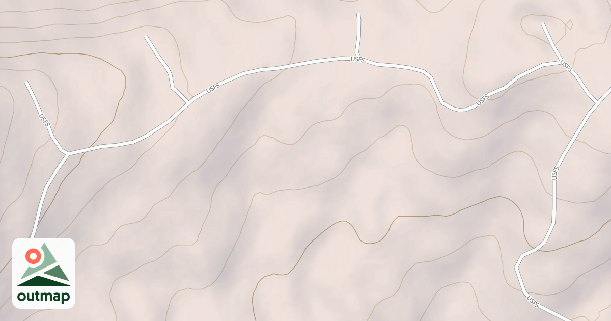 Map of TWIN LAKE PASS PIT ROAD