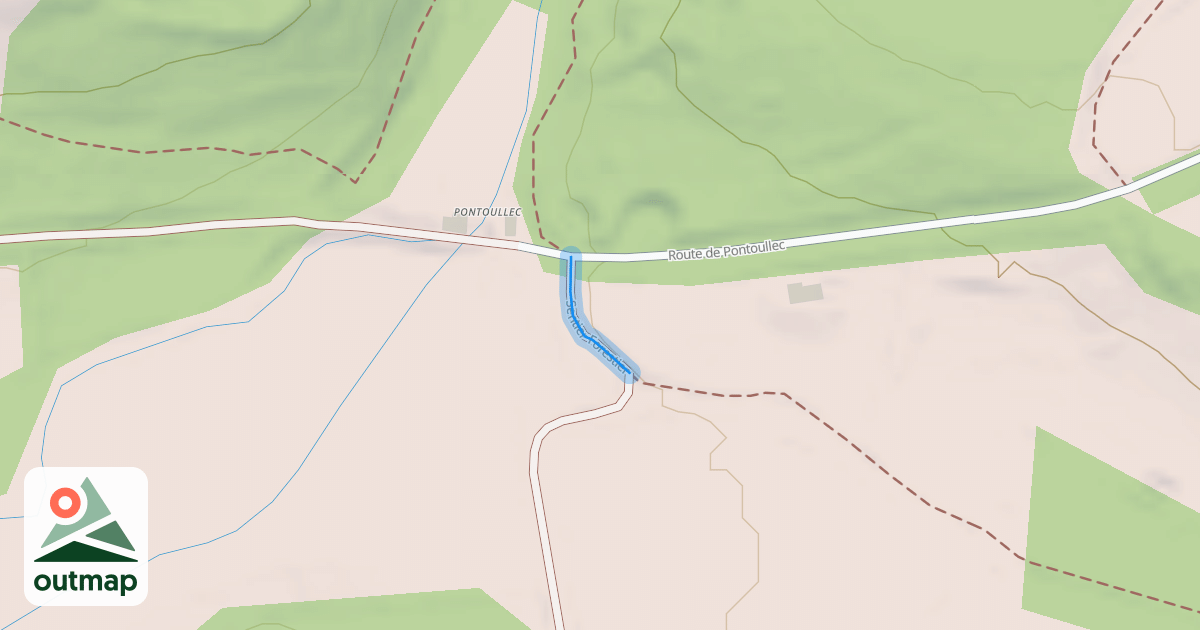 Map of Sentier Forestier