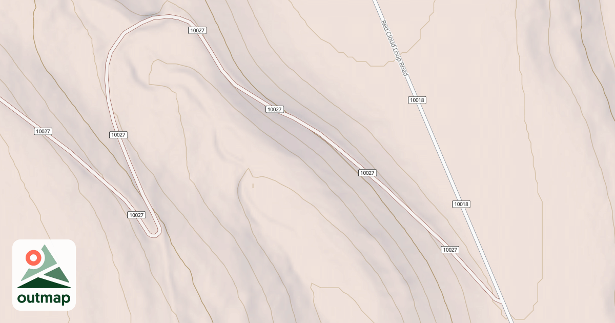 Map of ASHLEY-TWIN LAKES LOOP