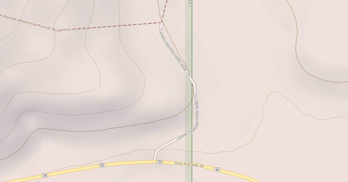 Map preview of HADERLIE CREEK