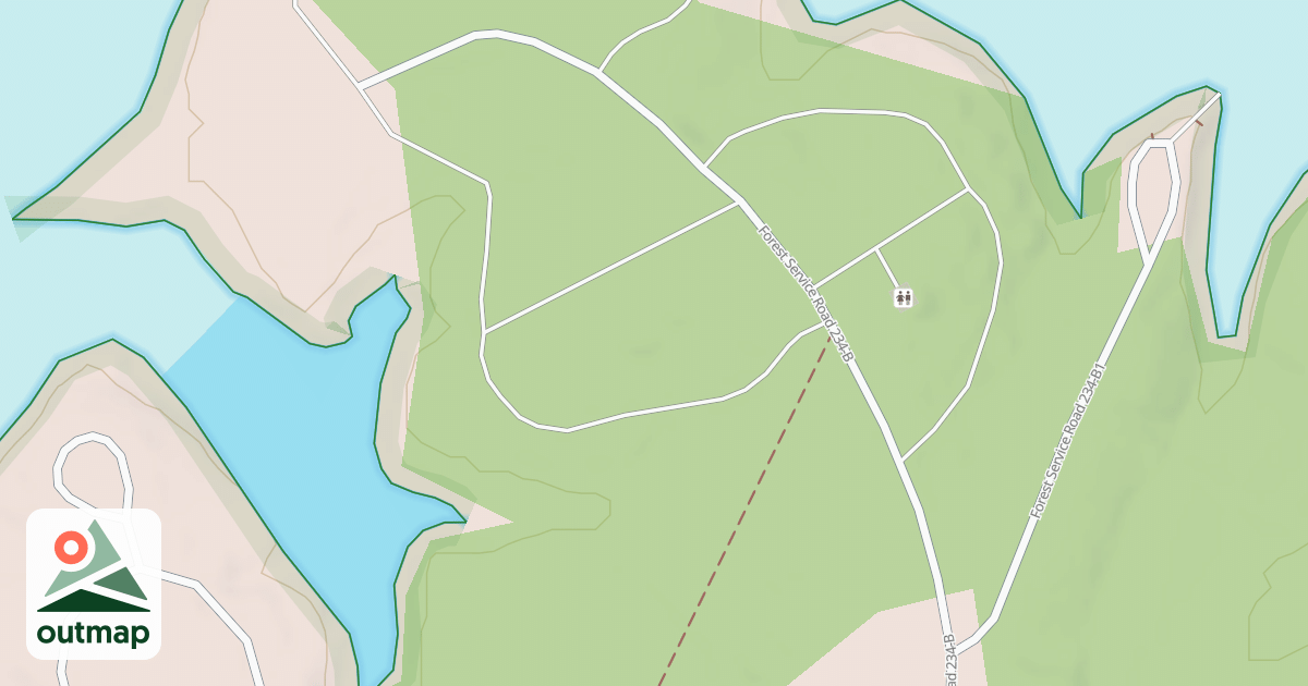 Map of P.C. BLACK OAK ACCESS