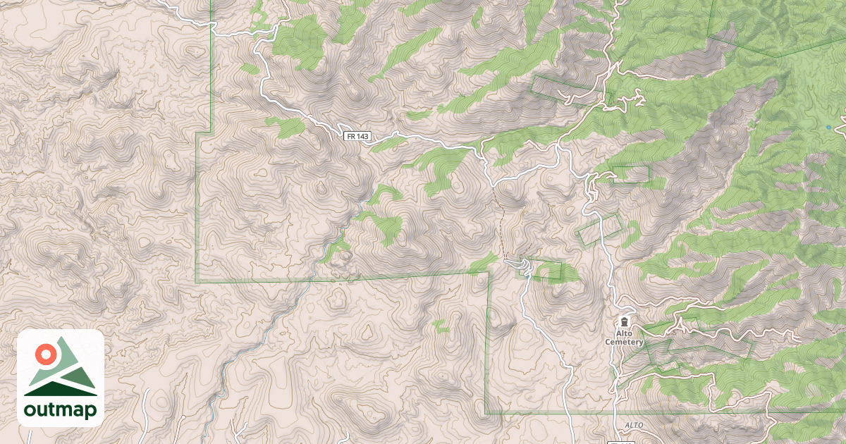 Map of ALTO SITE