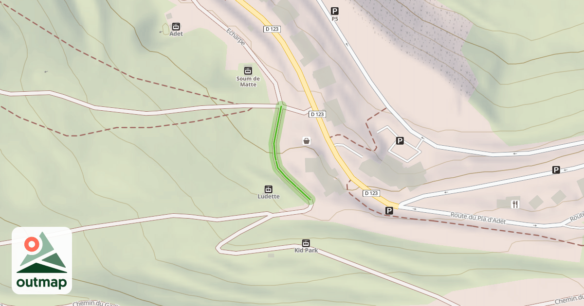 Map of Echarpe