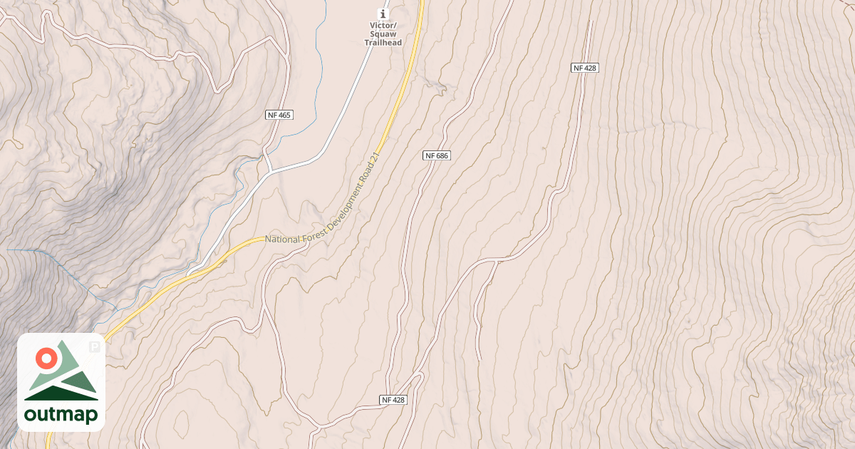 Map of HENDRICKS CREEK