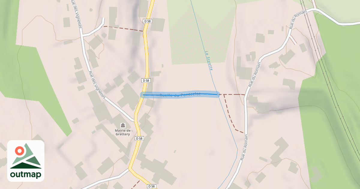 Map of Ruelle du Pontcelot