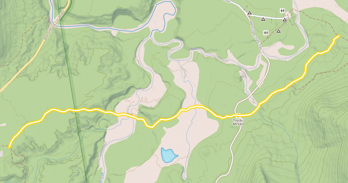 Map preview of Mr. Van Ski Trail