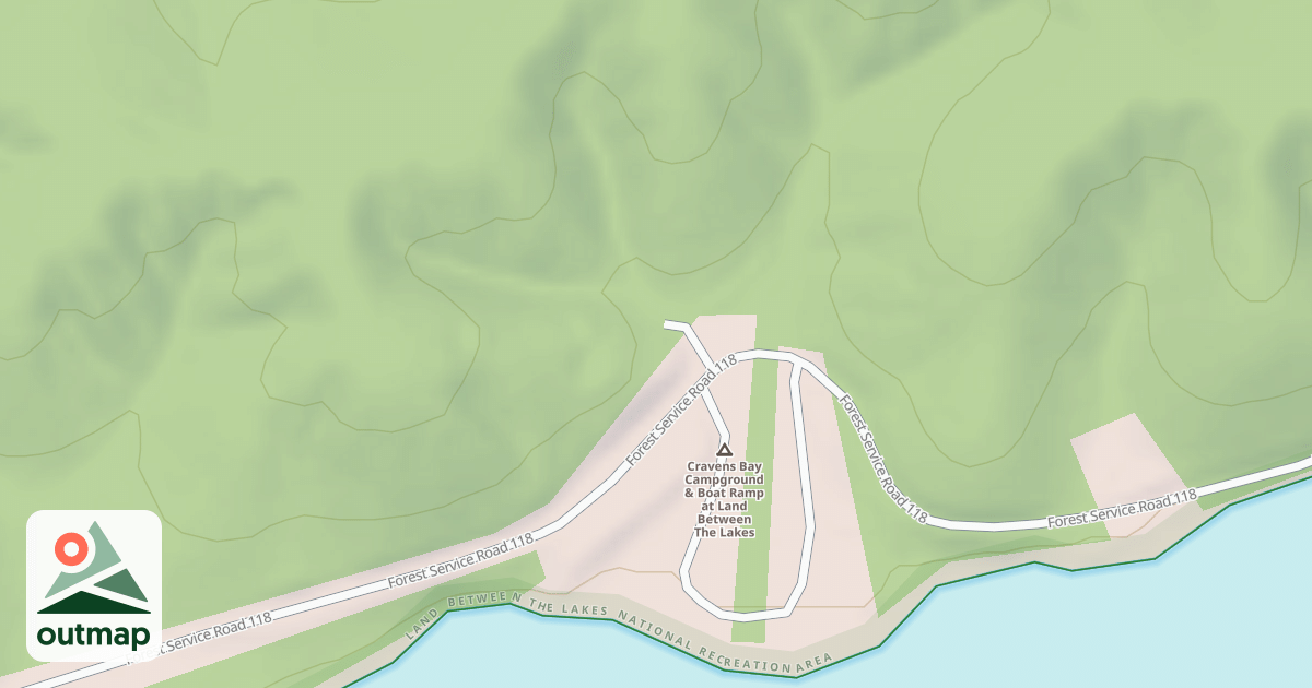 Map of C.B. BATH HOUSE ACCESS