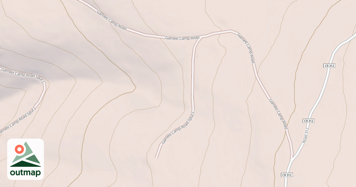 Map of GARNETT CAMP SPUR C