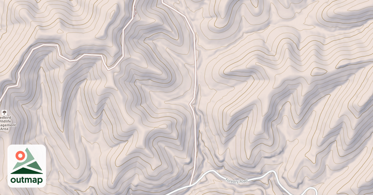 Map of PETERS BRANCH