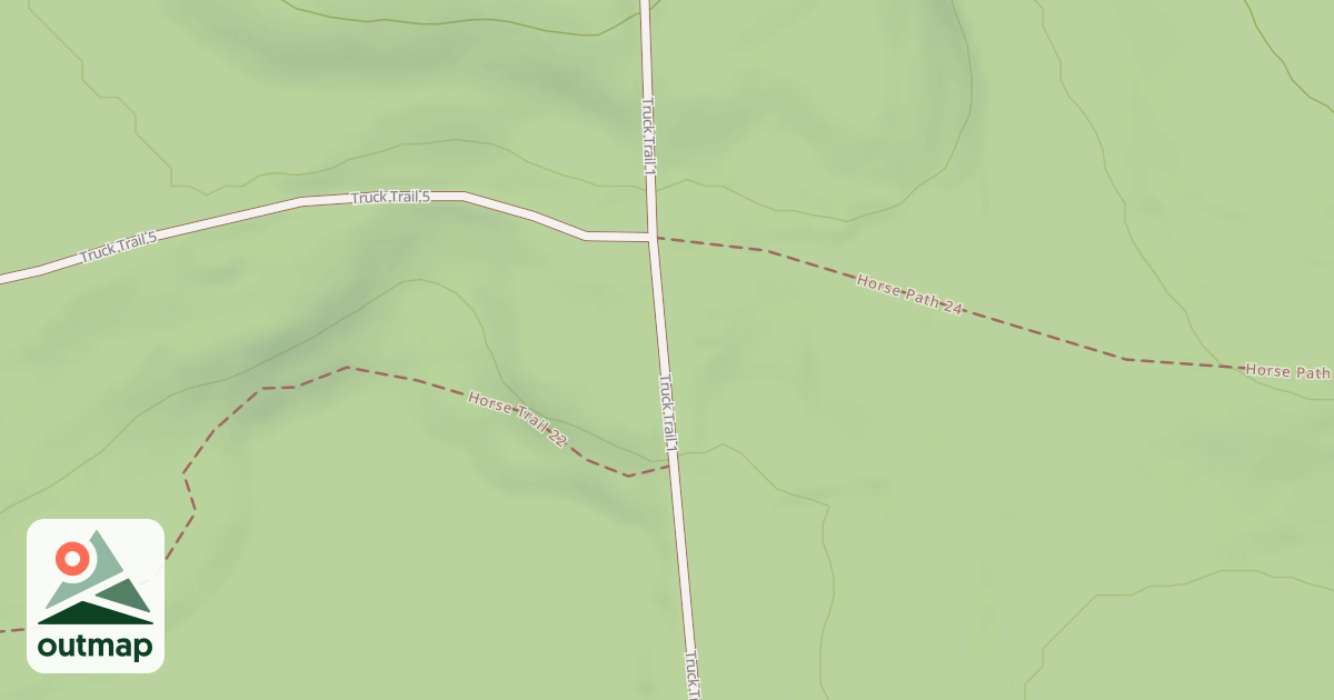 Map of Truck Trail 1