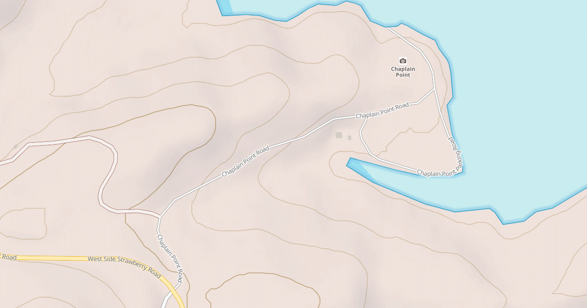 Map preview of CHAPLAIN POINT