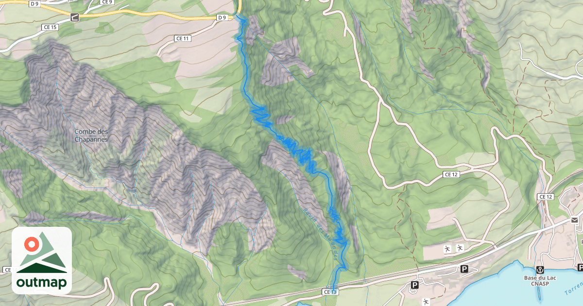 Map of les tourniquets