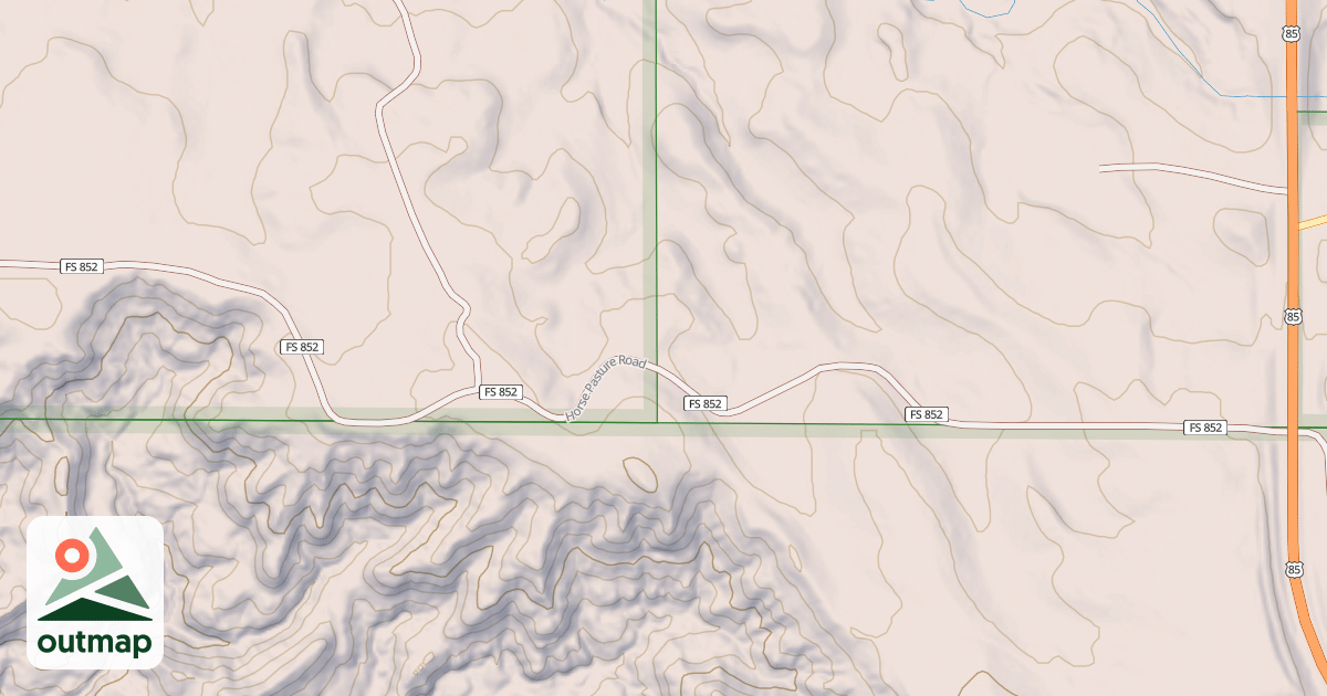 Map of (FDR) HORSE PASTURE