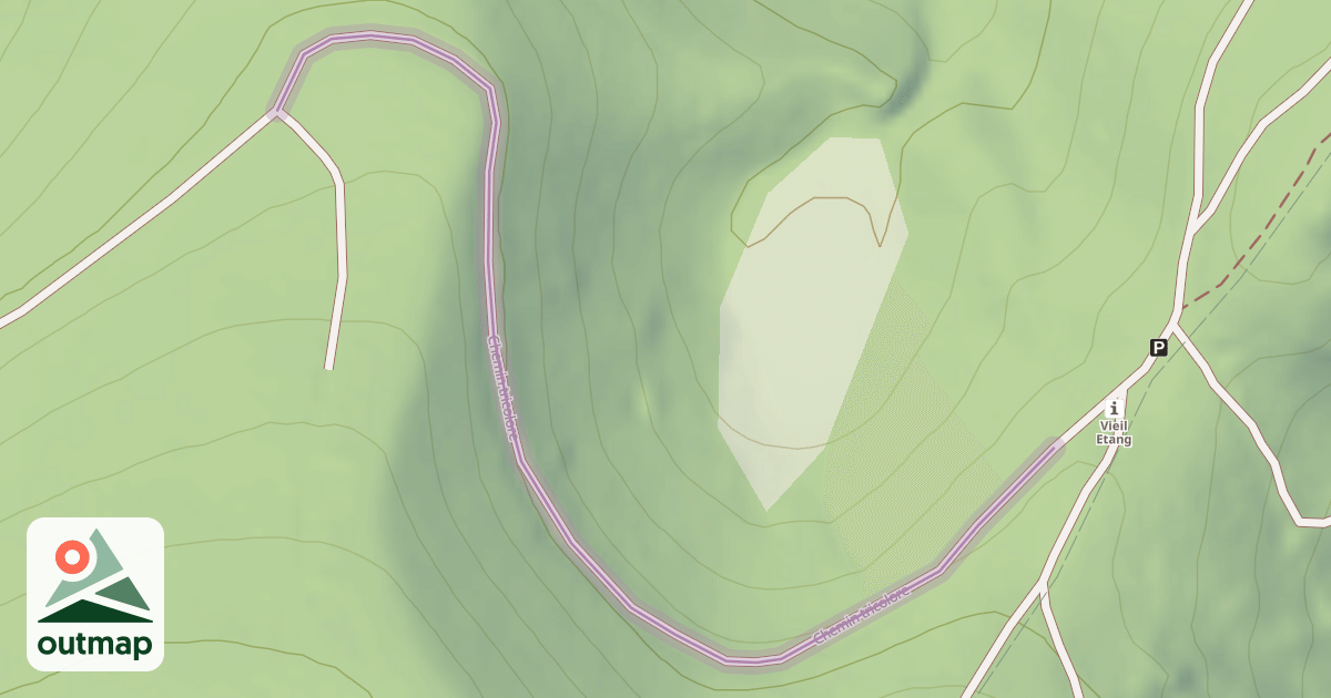 Map of Chemin tricolore