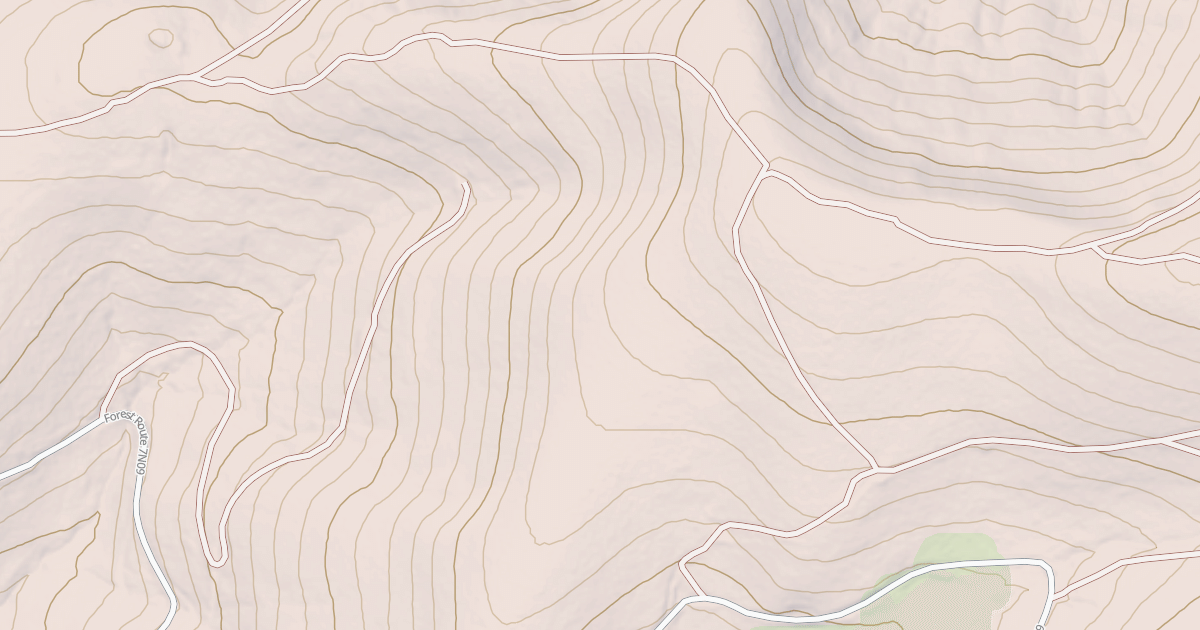 Map preview of USFS National Forest System Roads {14A981A3-48B9-42D6-BB51-9B4963ED2652}