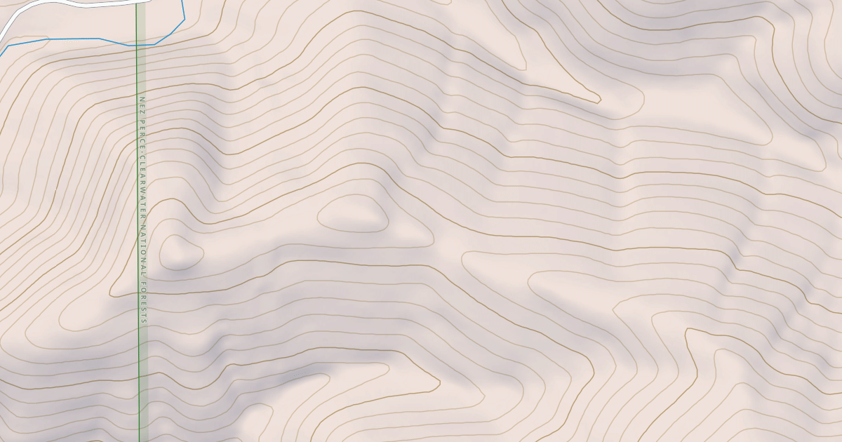 Map preview of HYAAK CREEK