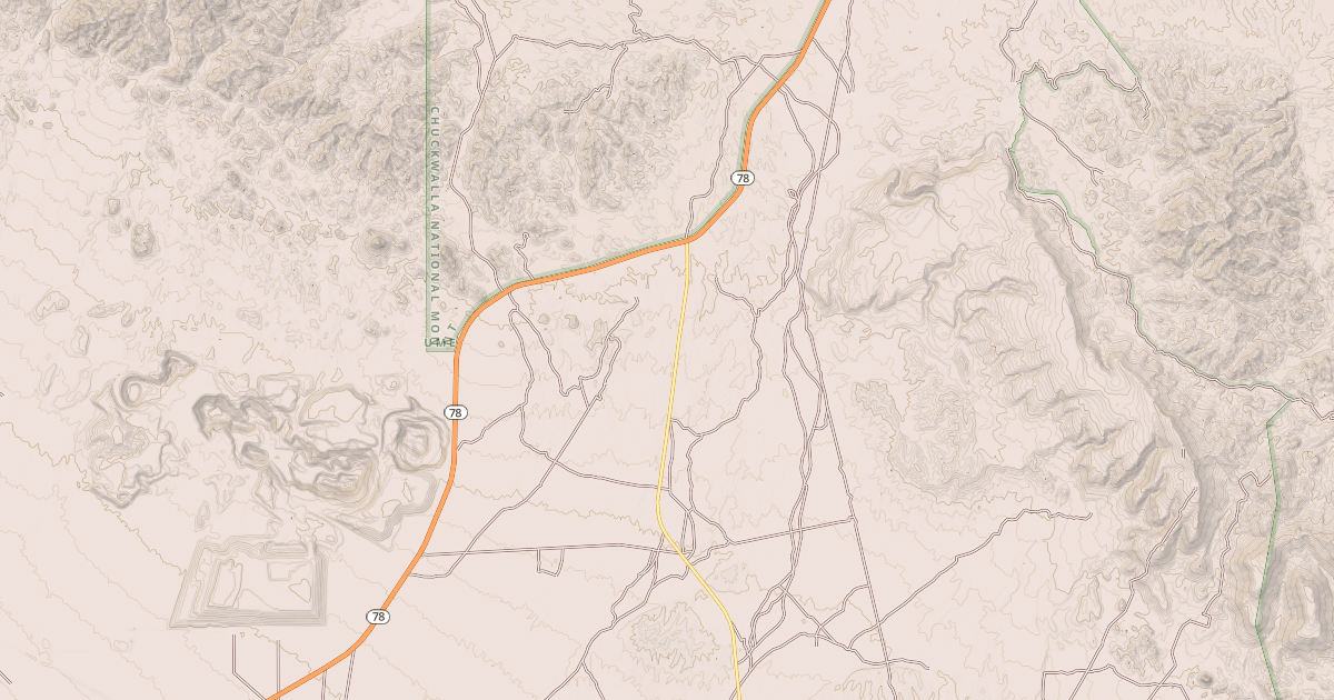 Map preview of BLM National GTLF Public Motorized Roads af02d521-677b-4b44-b183-b37e57397286