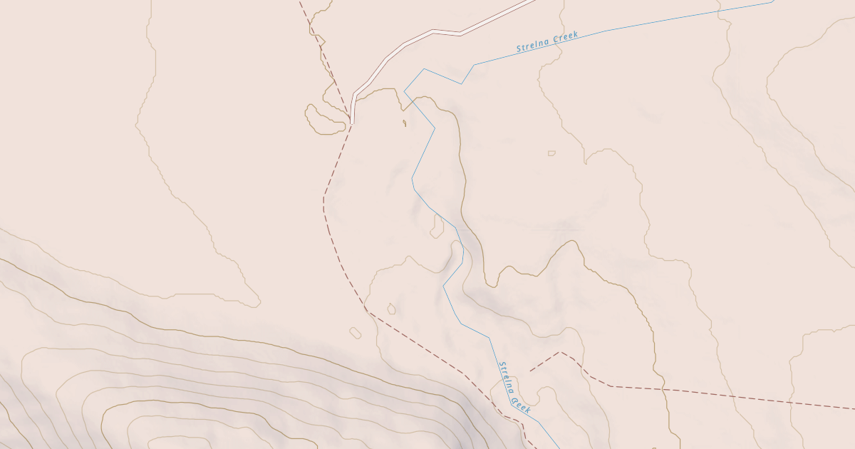 Map preview of Kotsina River Access Trail