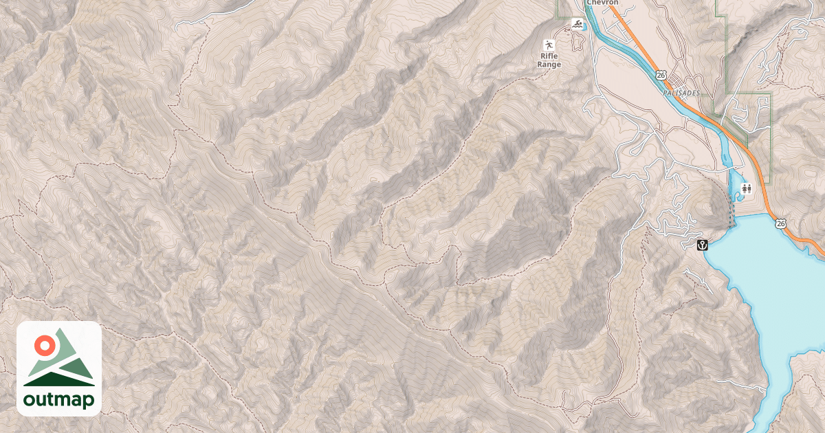 Map of RED RIDGE