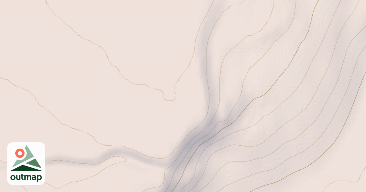 Map of Hungry Hollow Overlook - South