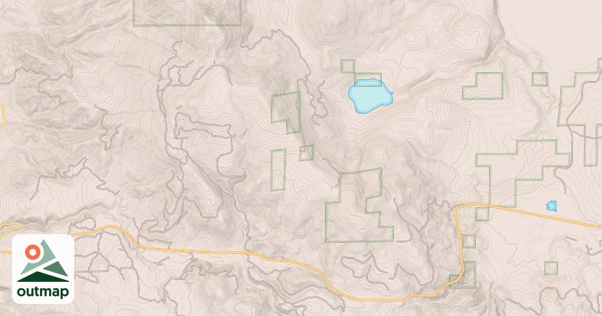 Map of BUNCHGRASS MTN