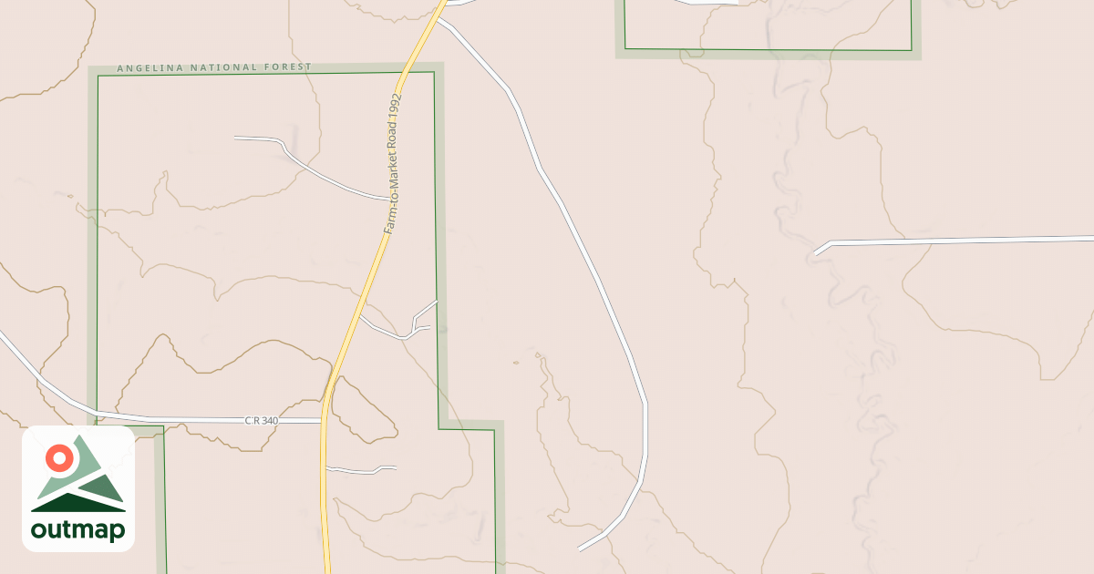Map of STEPTOE BRANCH