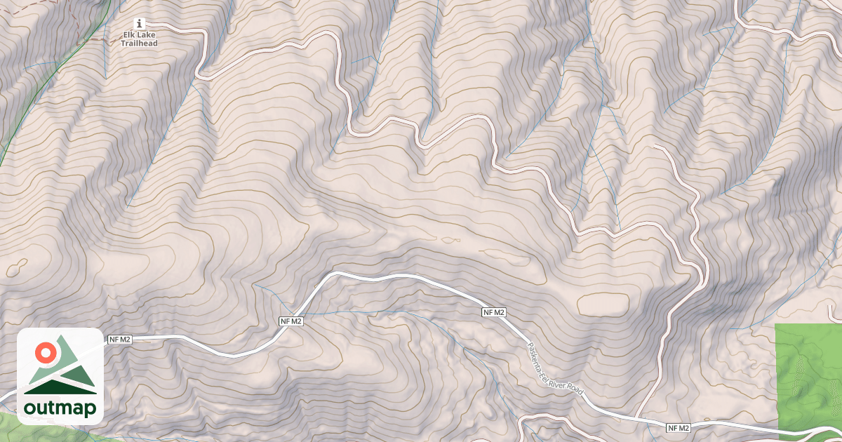 Map of ELK LAKE