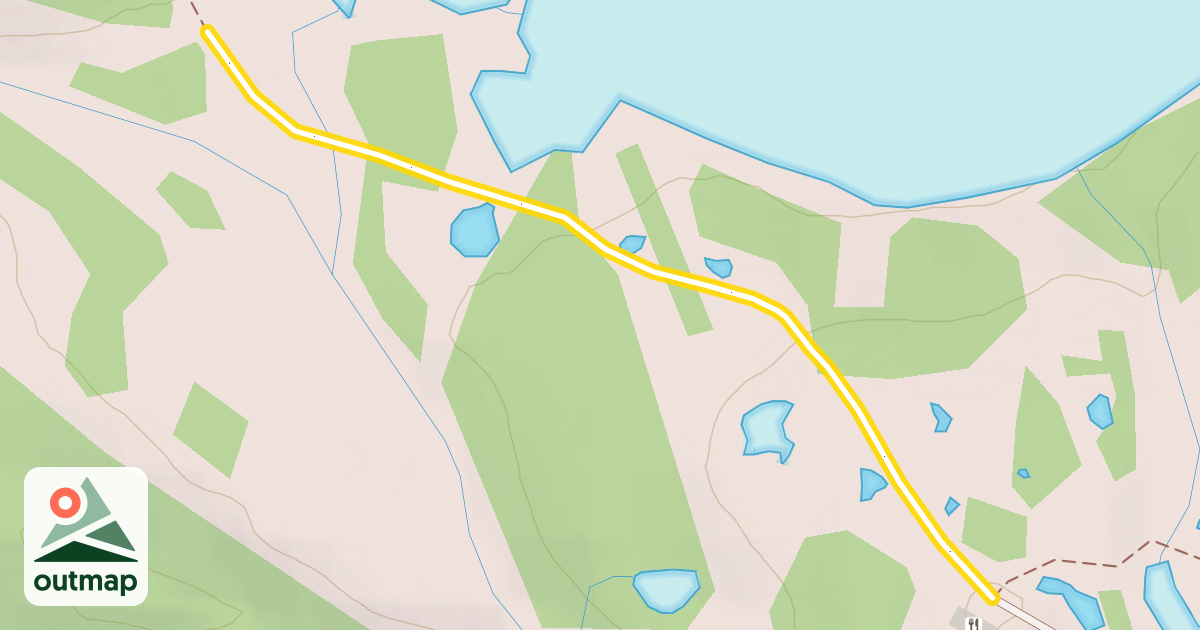 Map of Conflict Lake Trail