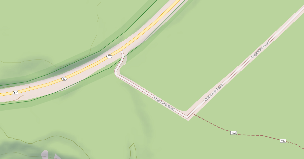 Map preview of CHIPMUNK RAPIDS