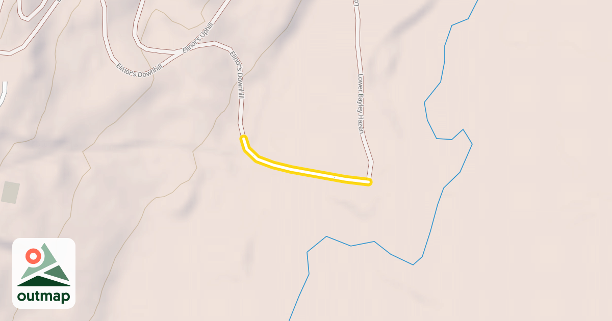 Map of Lower Bayley Hazen