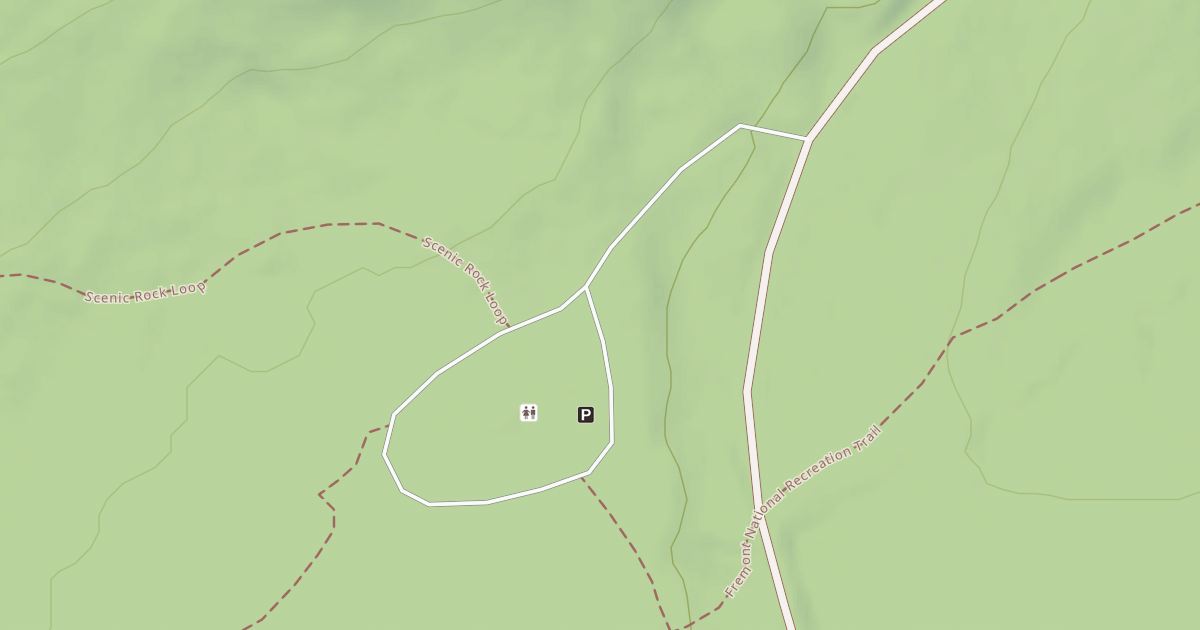 Map preview of ANTLER TRAILHEAD