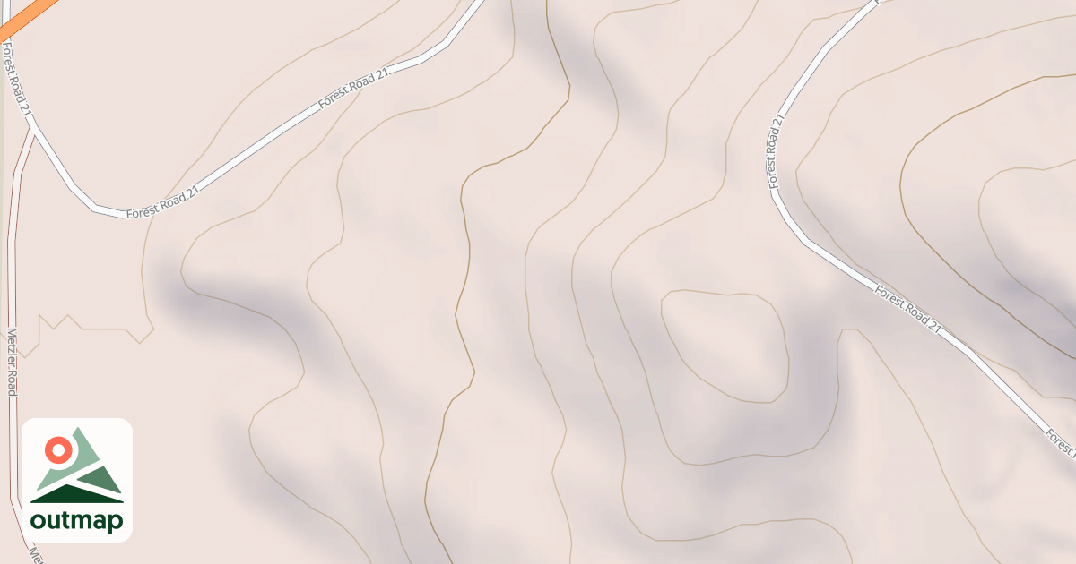 Map of JOHNSON CREEK CAMP