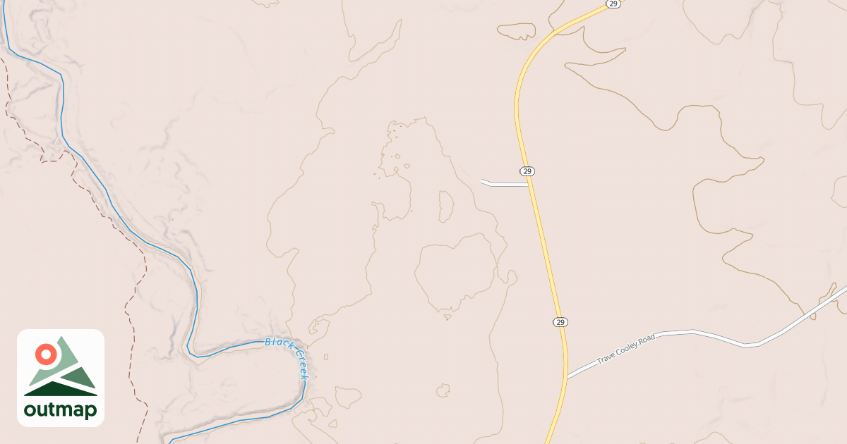 Map of WAS 383 ON B.C. RD