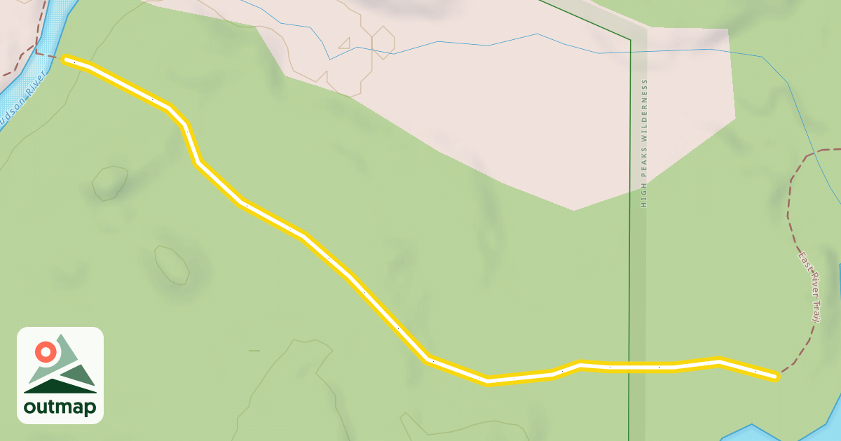 Map of East River Trail