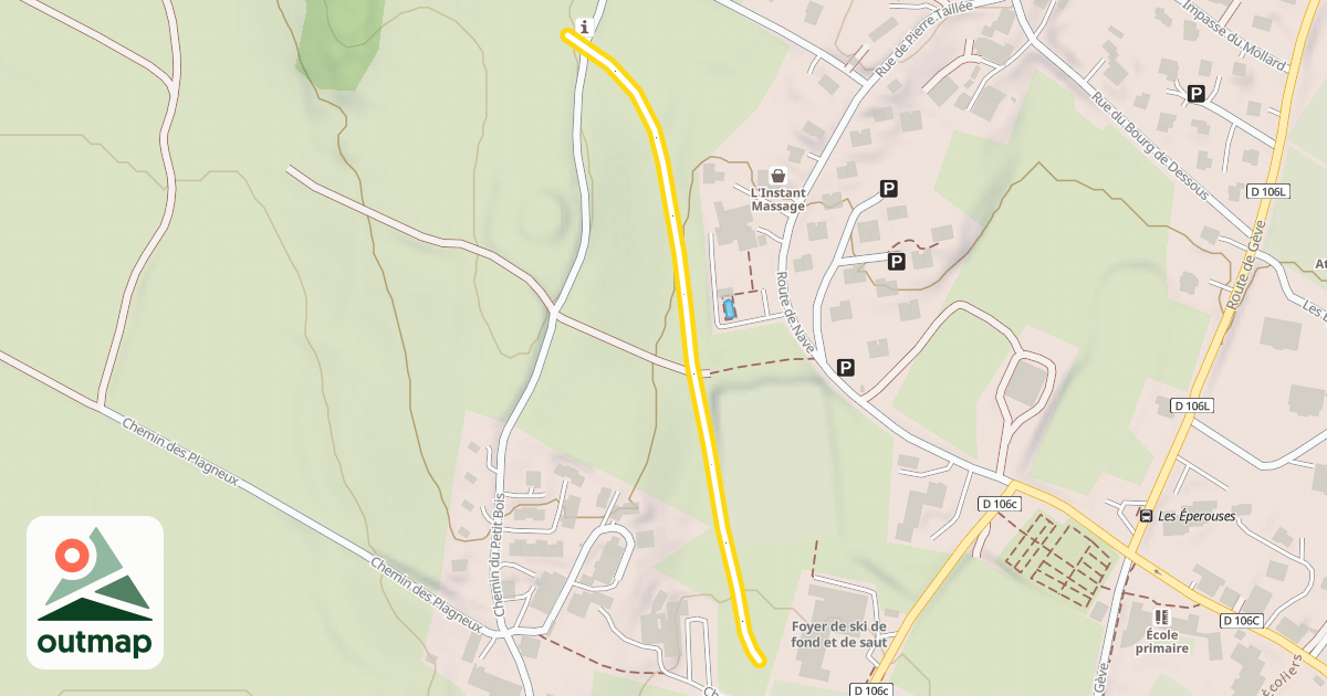 Map of Départ Centre Nordique