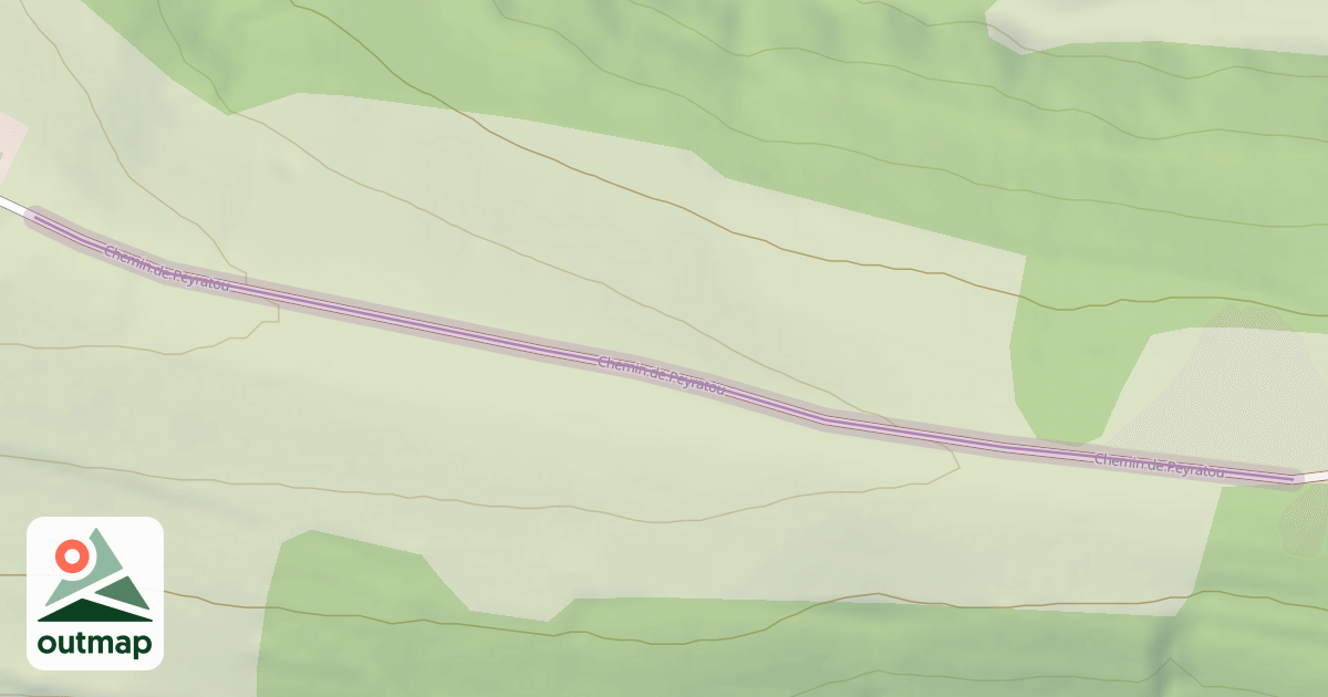 Map of Chemin de Peyratou