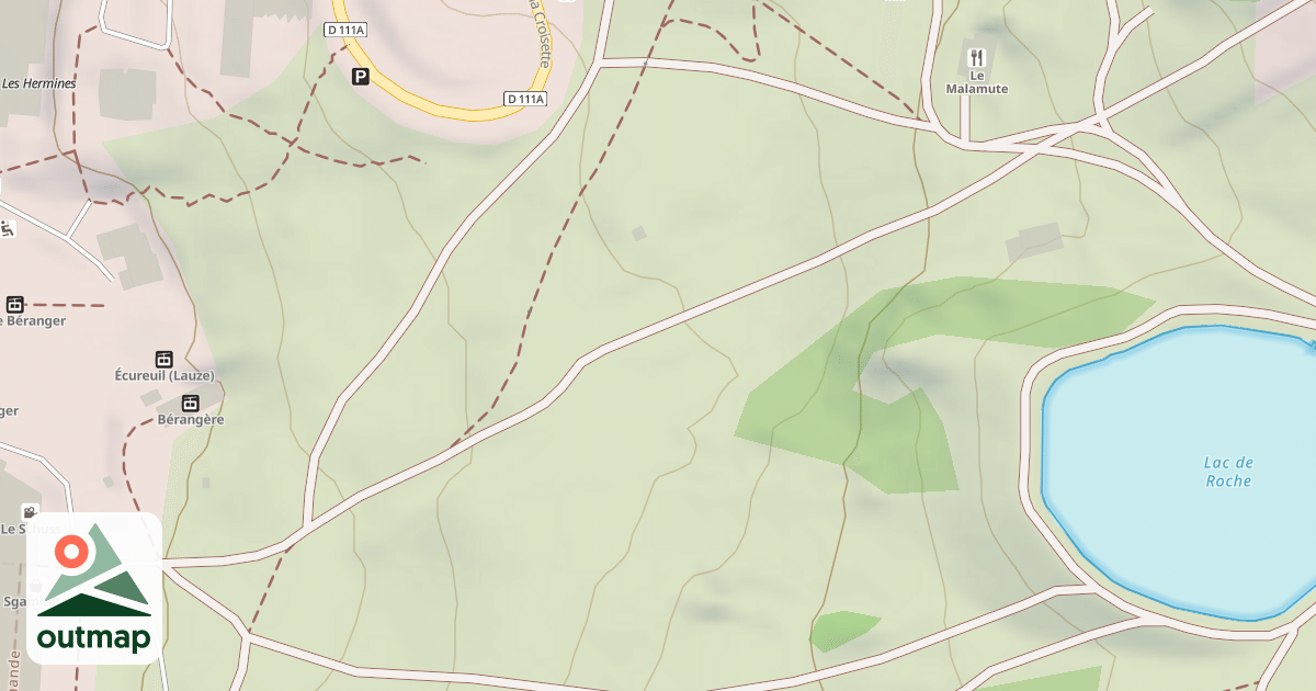 Map of Initiatique park