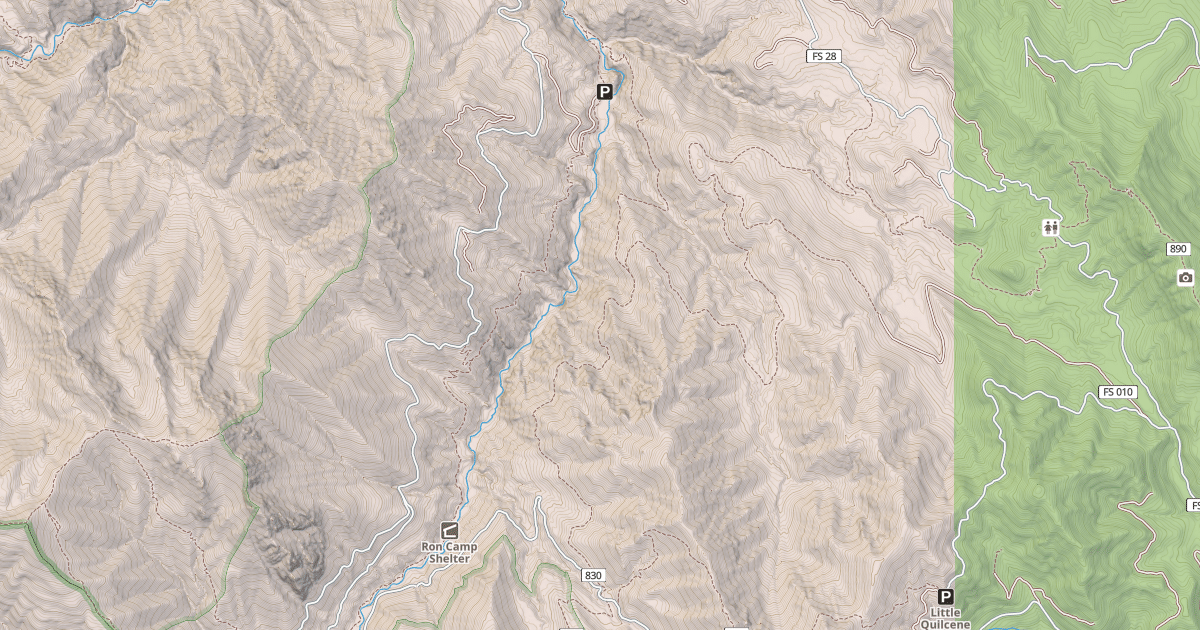 Map preview of USFS Motor Vehicle Use Map Trails 19994