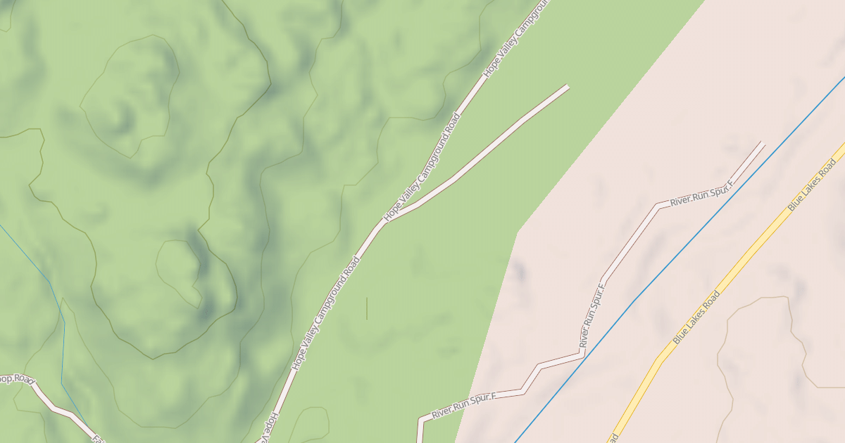 Map preview of HOPE VALLEY SPUR Z