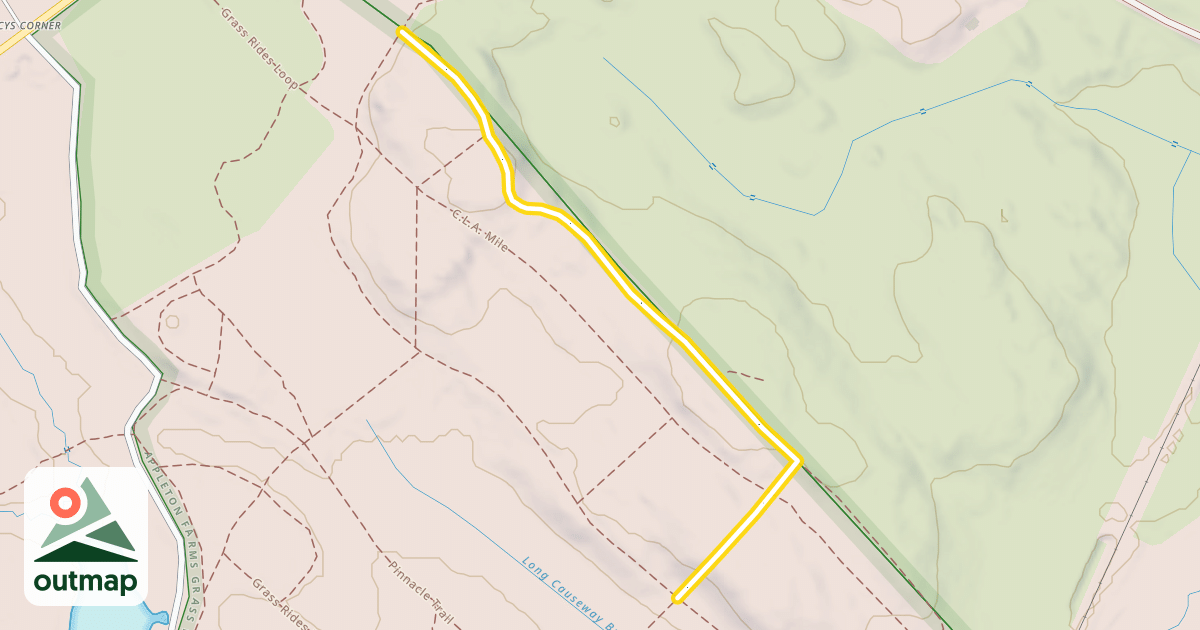 Map of Grass Rides Loop