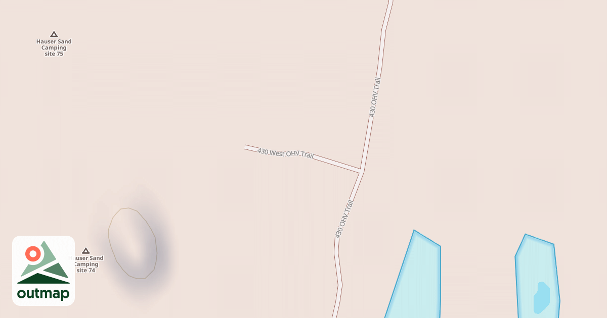 Map of 430 West Ohv Trail