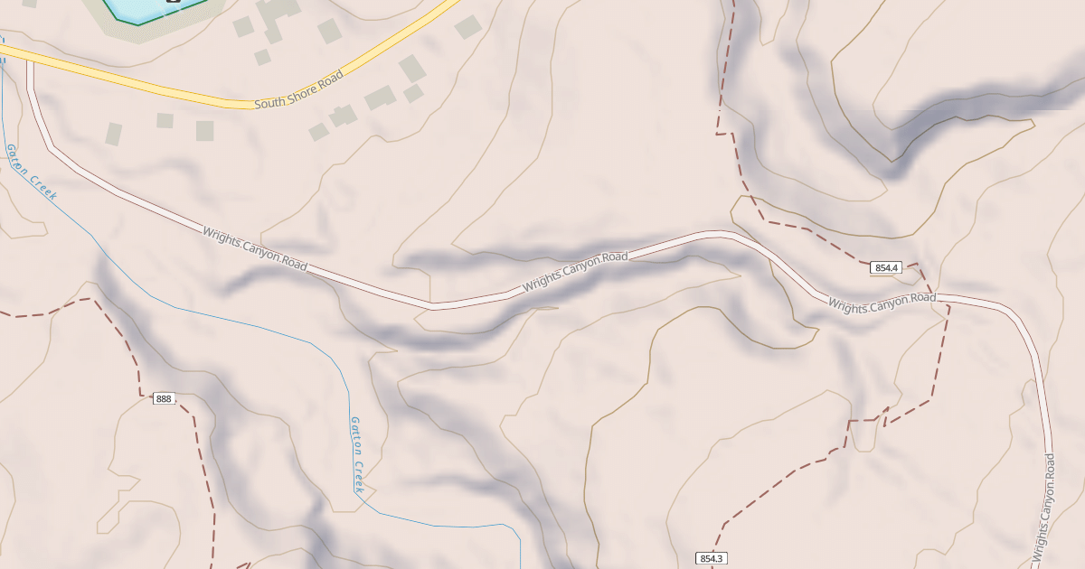 Map preview of WRIGHTS CANYON