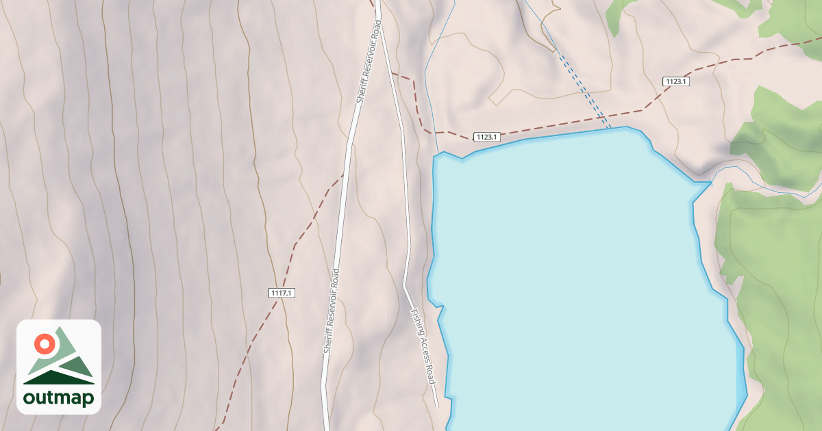 Map of FISHING ACCESS