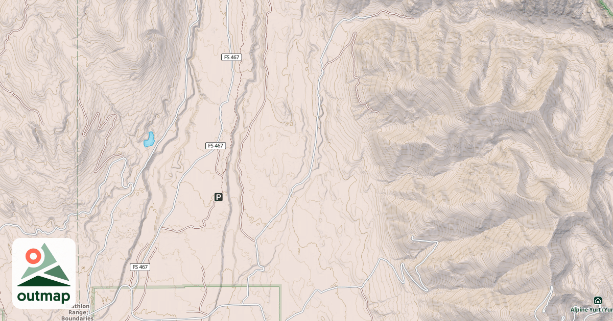 Map of BLIND CANYON