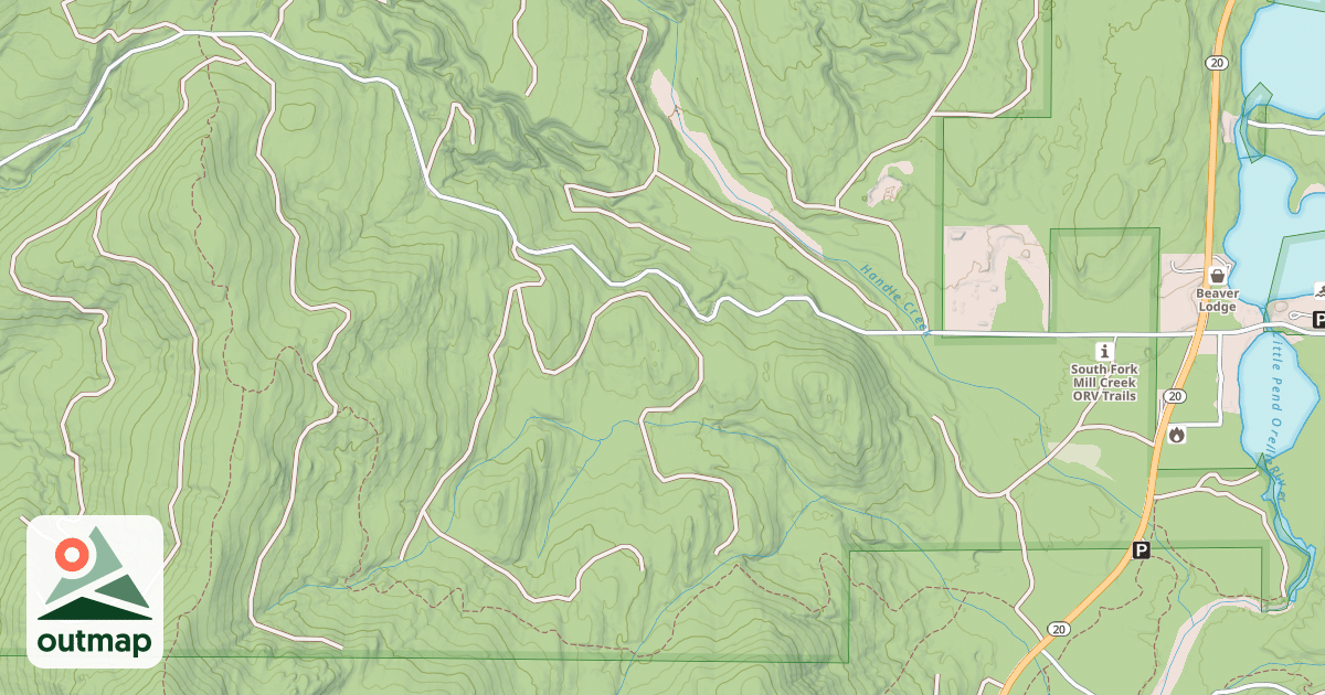 Map of Little Pend Oreille Orv